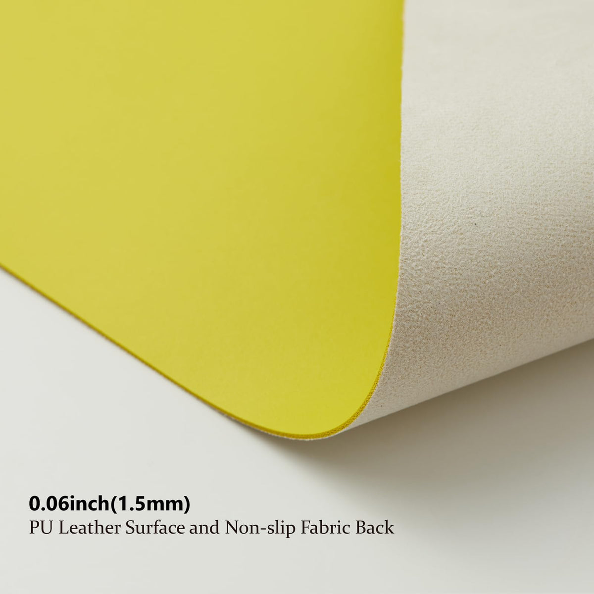 HOMIEAZICOZI Leather Desk Mat - Non-Slip PU Pad for Office and Home Organization Accessories Ideal