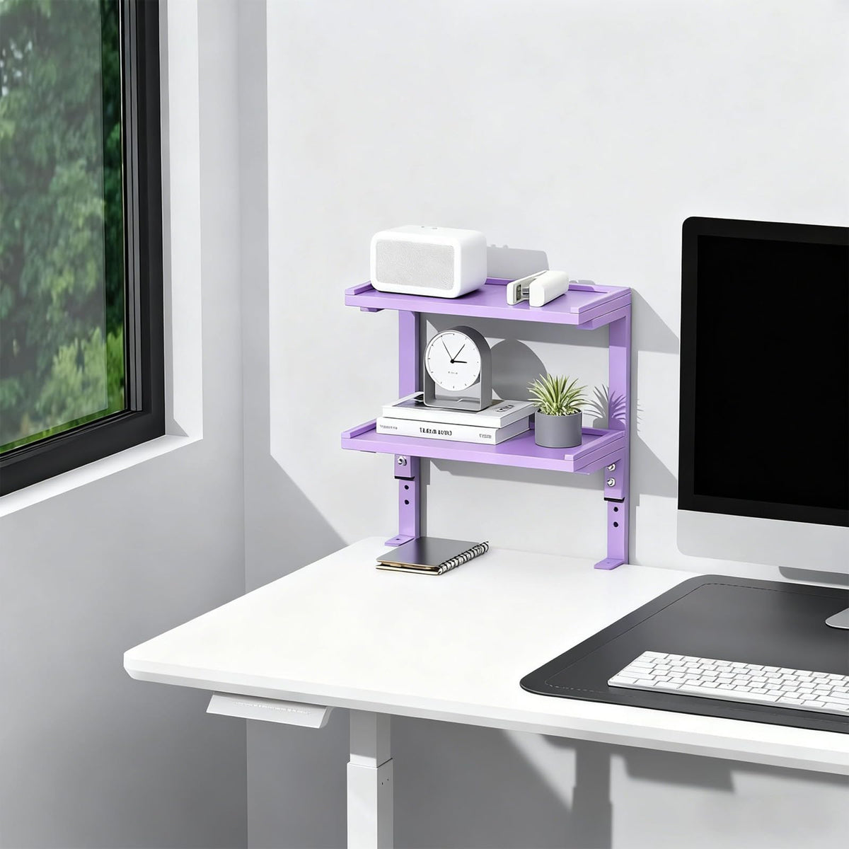Spacrea 2 Tier Clamp on Desk Shelf