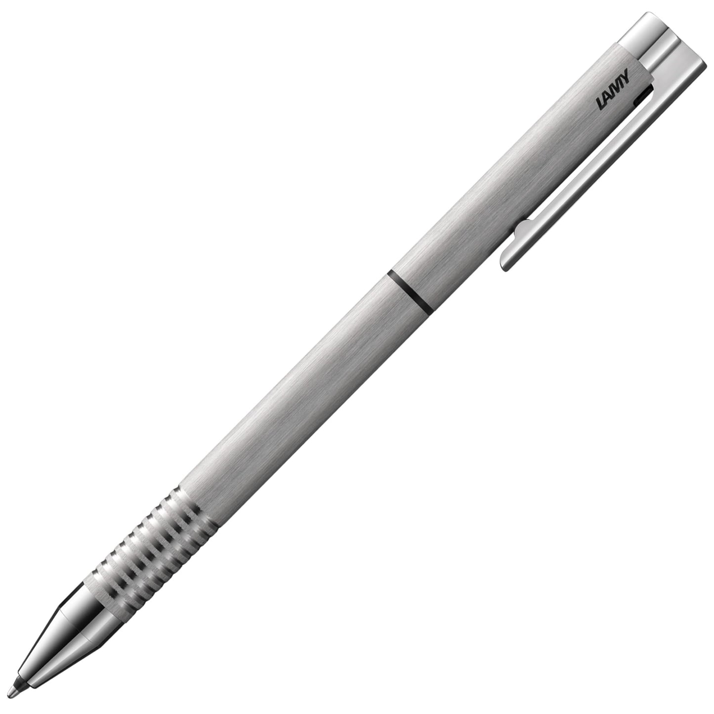 LAMY Logo Brushed Twin Pen Multifunction Pen - Timeless Mechanical Pencil & Ballpoint Pen in