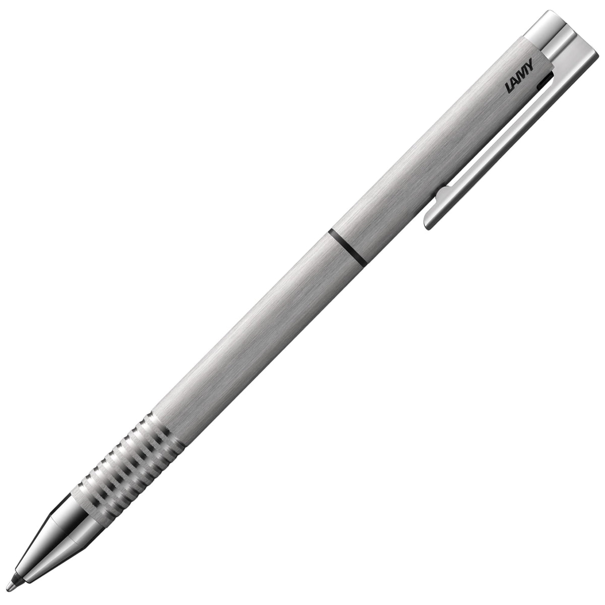 LAMY Logo Brushed Twin Pen Multifunction Pen - Timeless Mechanical Pencil & Ballpoint Pen in