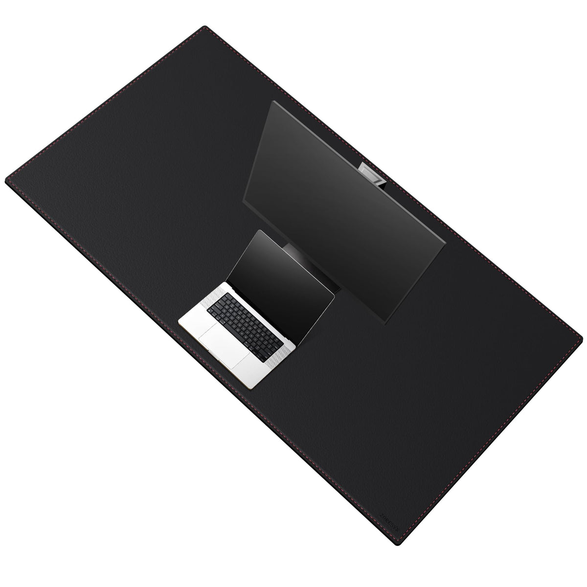 ZORESYN 59.1"x27.6" PU Leather Desk Pad Protector Black