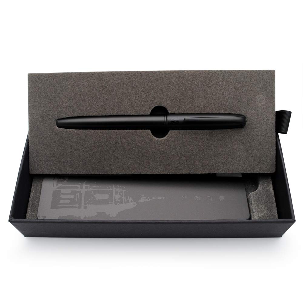 Picasso 916 Malage Fountain Pen Original Box New Version (Polar Night Black, Medium Nib 0.7mm)
