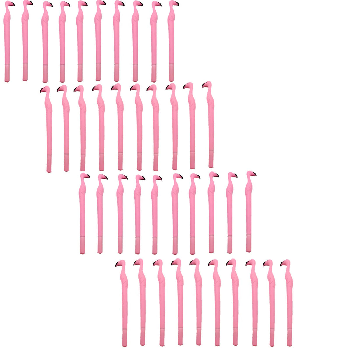 40PCS Pink Flamingo Gel Pens Flamingo Themed Party Favors Decorations