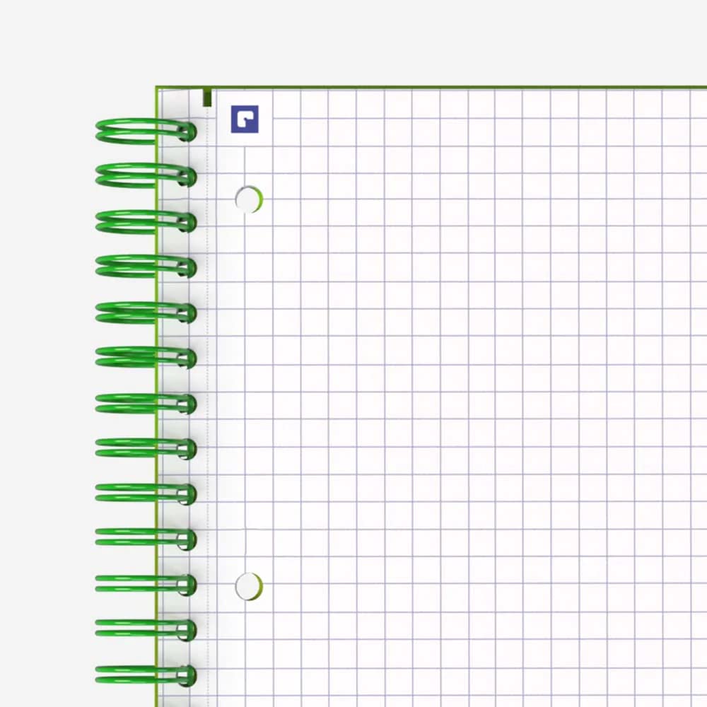 Hamelin 1 Subject, Graph Paper, Hard Cover Spiral Bound Grid Notebook, 4 Square Per Inch 150 Pages