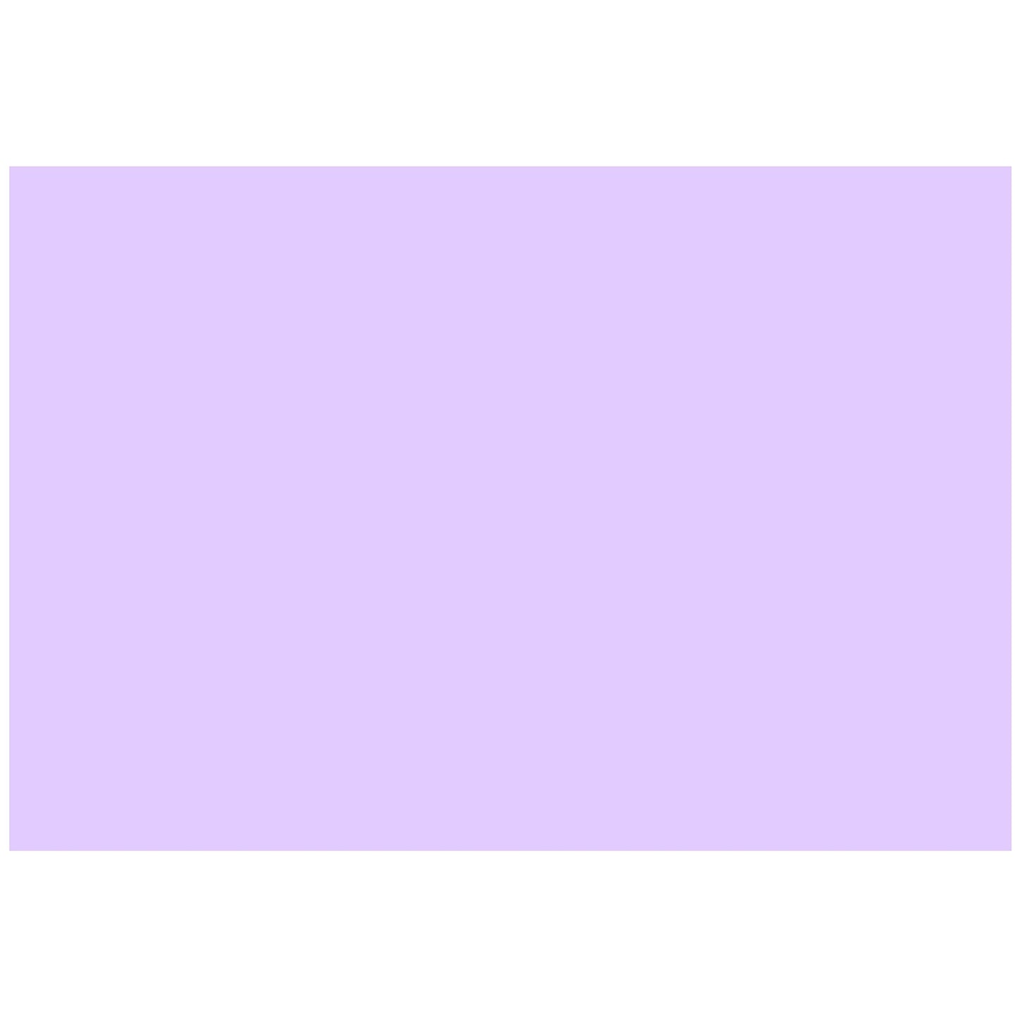 Colonial Cards: 100 Color Cardstock 4" x 6" Index Cards, Light Purple, Unruled