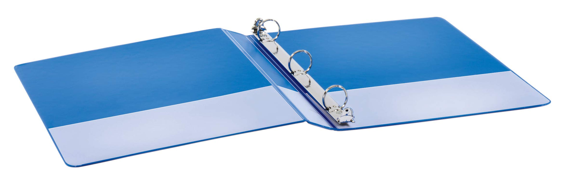 Cardinal Economy 3 Ring Binder, 1 Inch, Presentation View, Blue, Holds 225 Sheets, Nonstick, PVC