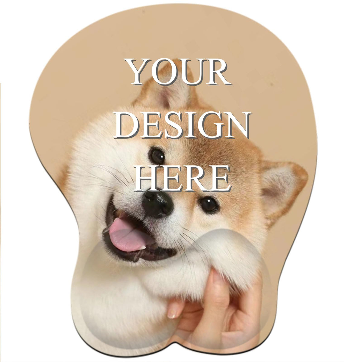 Custom Mouse Pad with Wrist Support，Ergonomic Personalized Mousepad,Add Personalized Photo & Text