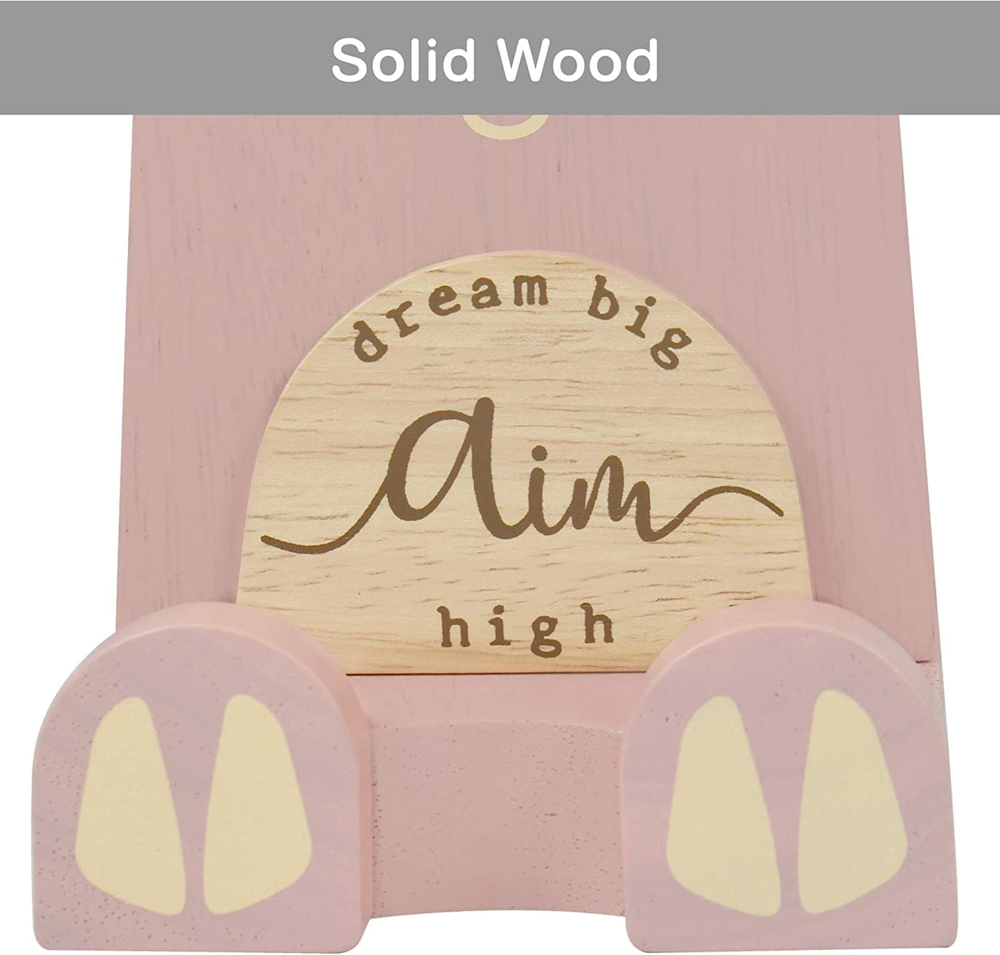 Wood Multipurpose Eyeglass Phone Pen & Pig Pencil Holder Stand Stationery Desk Box Organizer