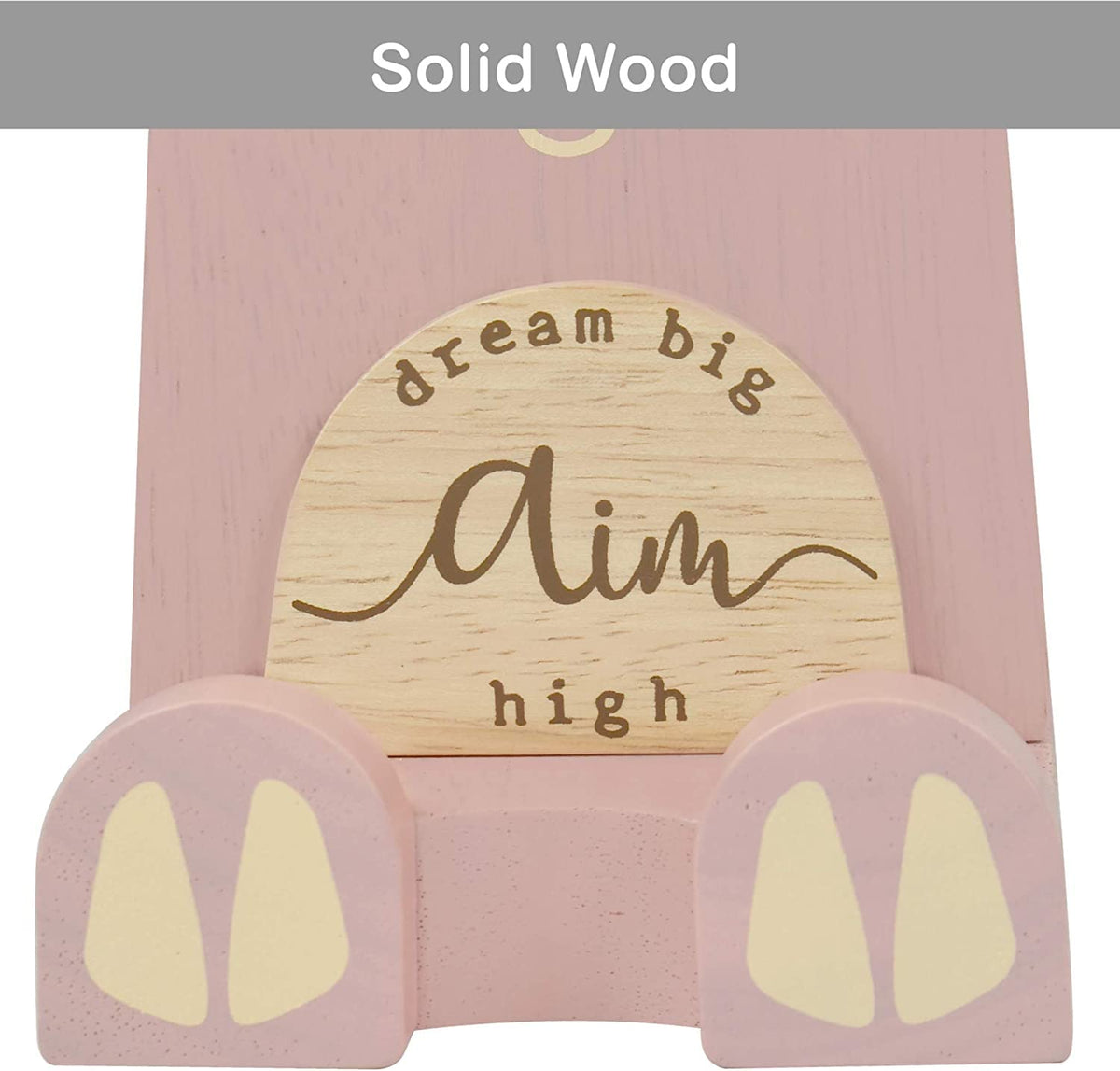 Wood Multipurpose Eyeglass Phone Pen & Pig Pencil Holder Stand Stationery Desk Box Organizer