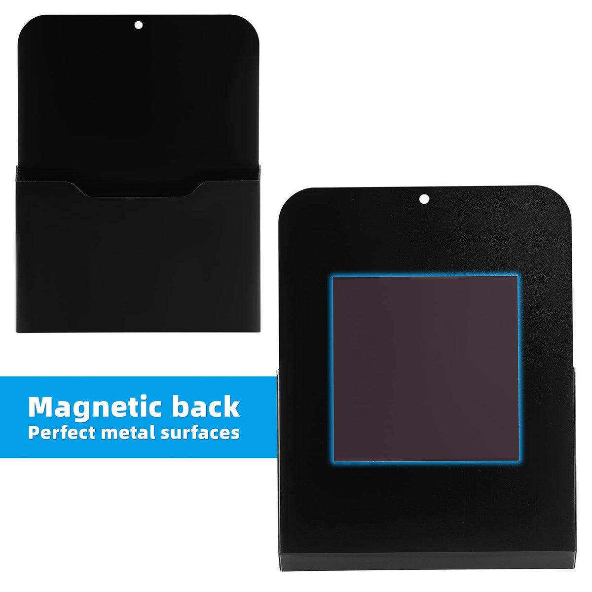 Marbrasse 2 Pack Magnetic File Holder - Paper Holder, Pocket Organizer,Hanging Wall File Organizer