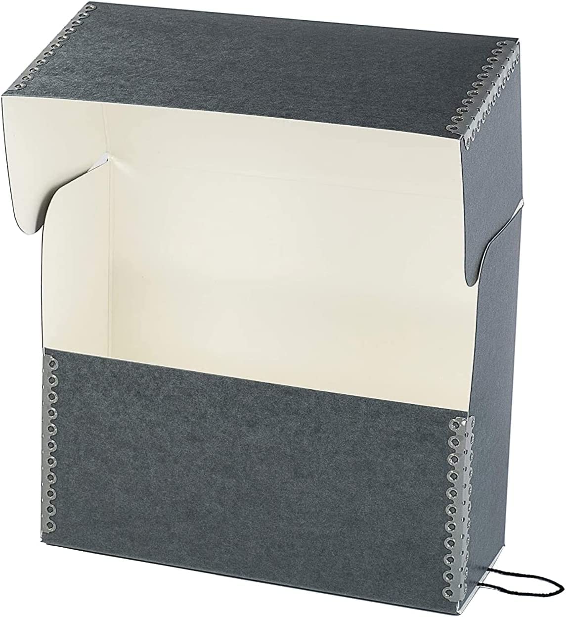 Lineco Archival Document Storage Box, Gray, 12.5" x 10.5" x 5"
