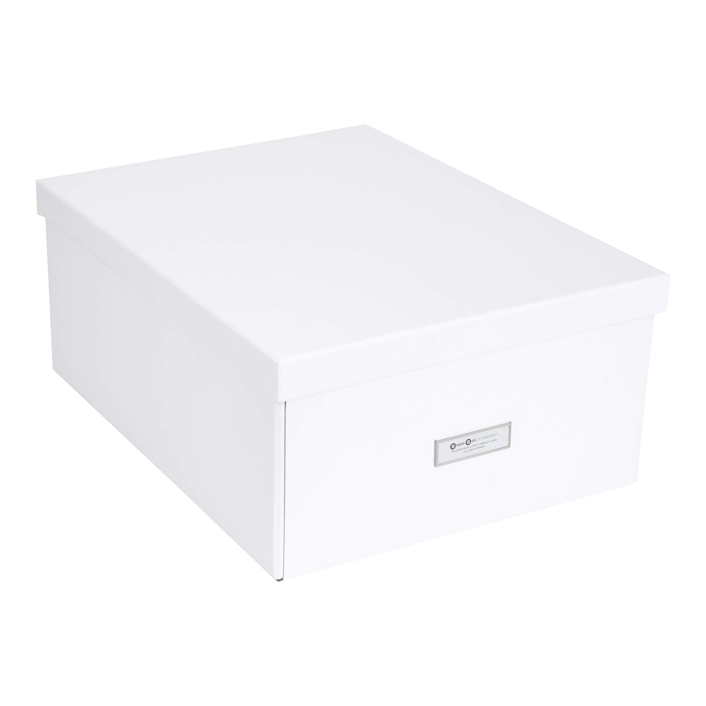 Bigso Box of Sweden Katrin Collapsible Storage Box with Labelframe for Easy Identification - Simple