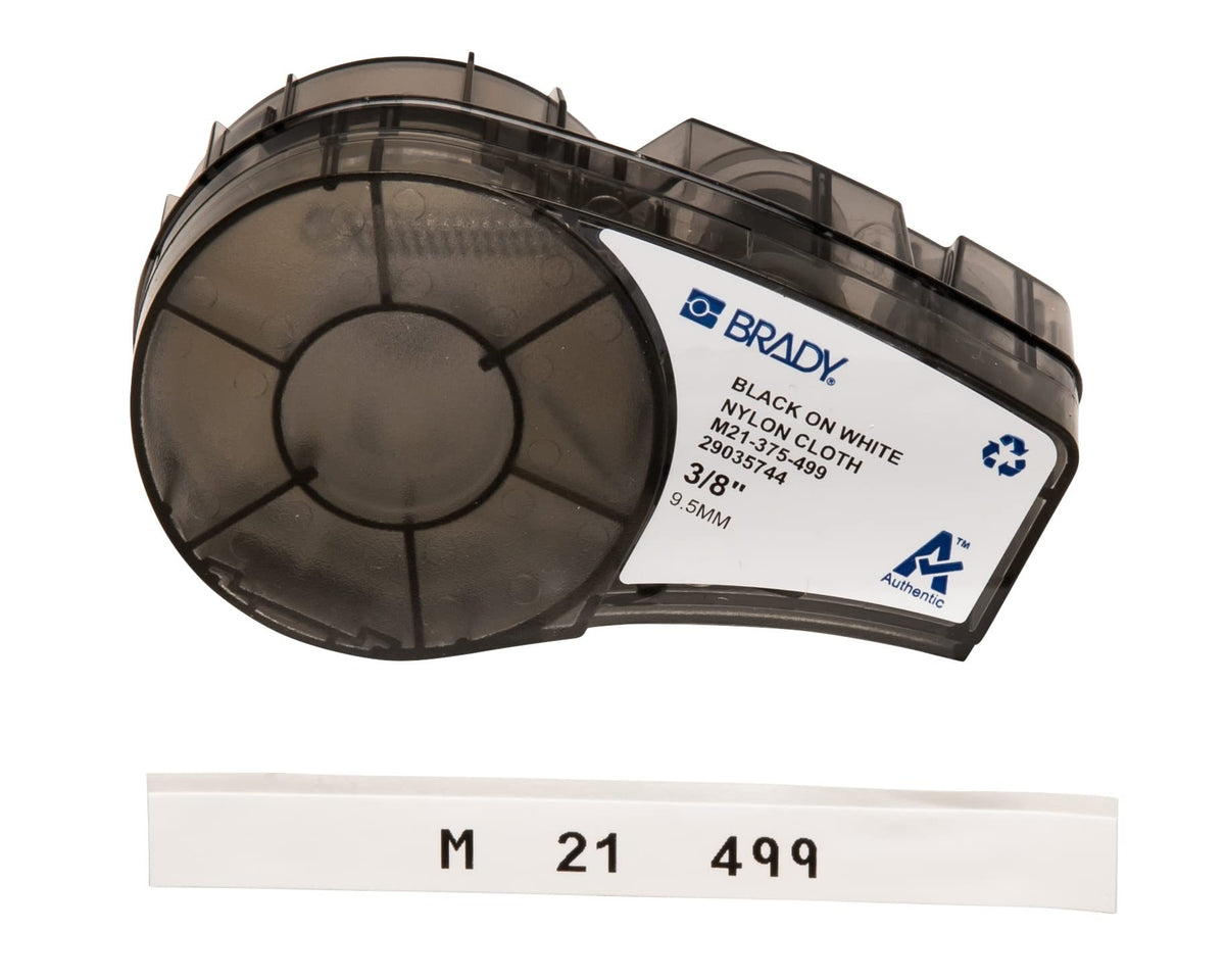 Brady Authentic (M21-375-499) Multi-Purpose Nylon Label for General ID, Wire Marking, and Lab