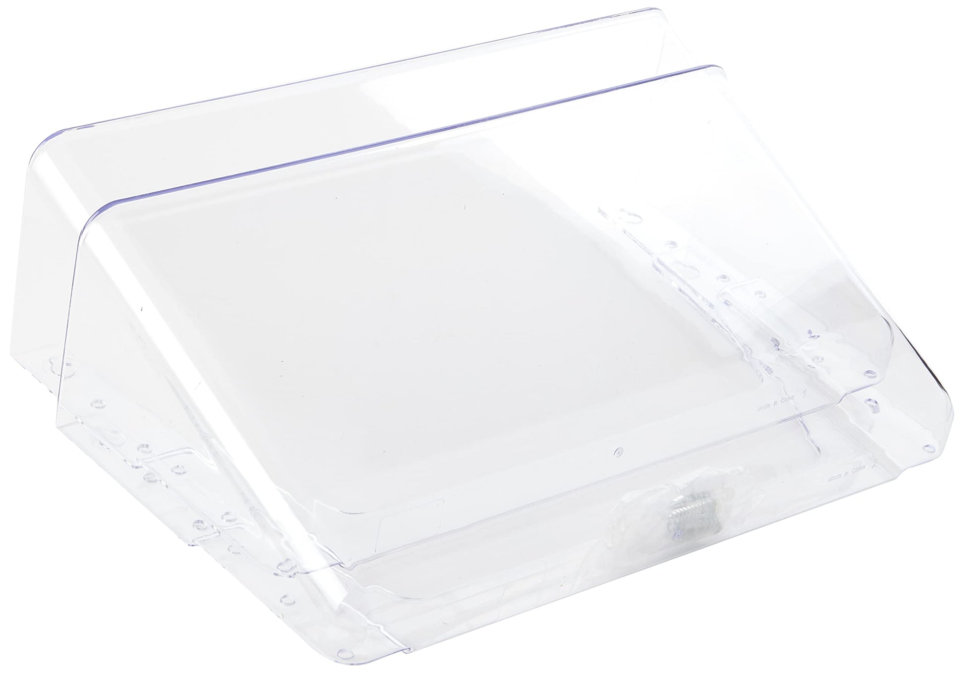 Deflecto Office DocuPocket, Wall File Organizer, Stackable, Letter Size, Clear, 13" W x 7" H x 4"