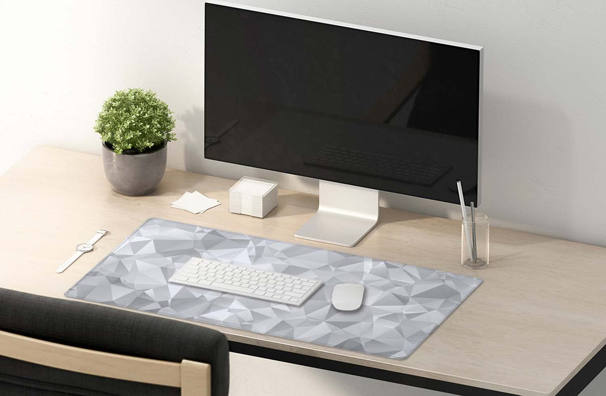 SSOIU Large Mouse Pad, Full Desk XXL Extended Gaming Mouse Pad 35.5" X 15.7", Waterproof Desk Mat