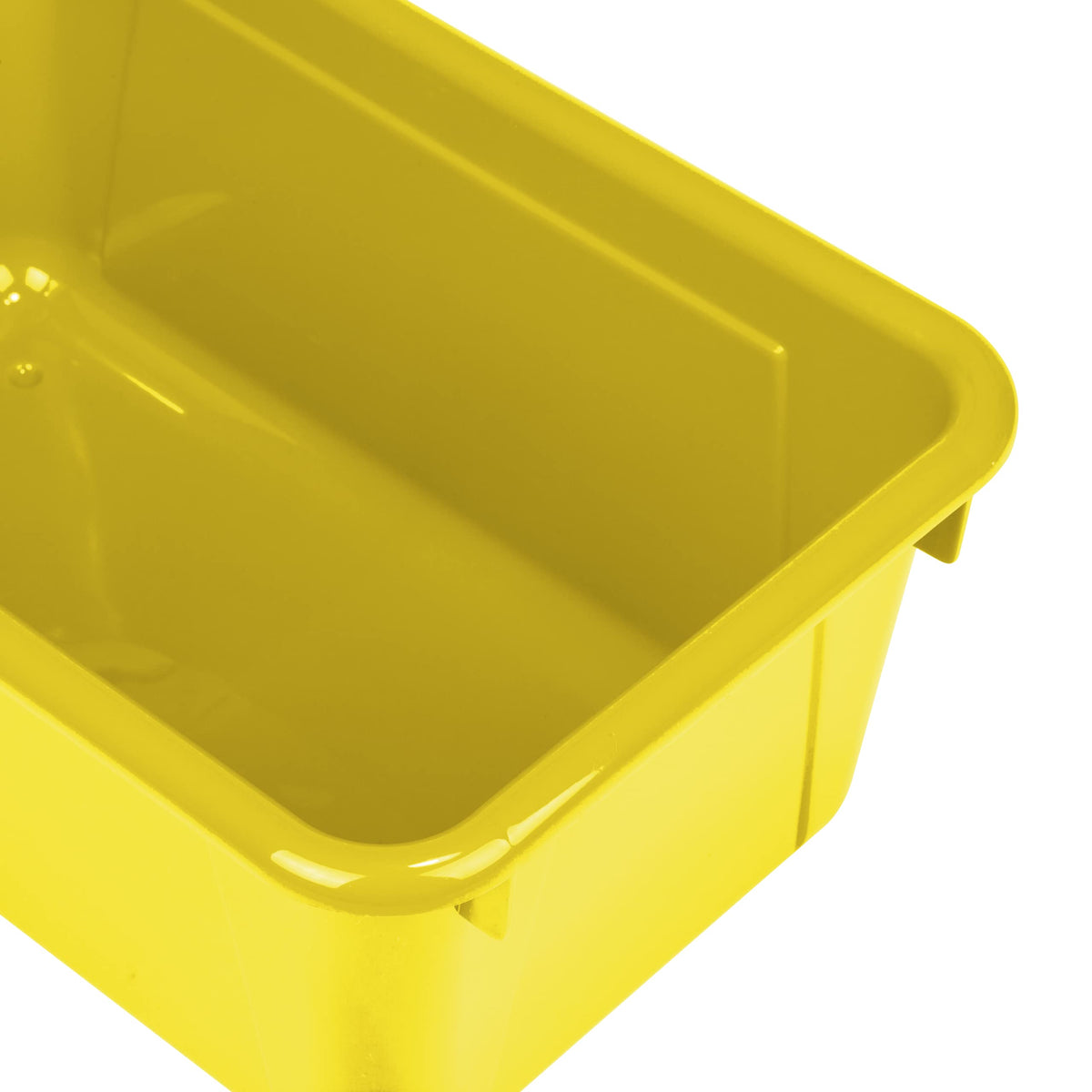 Storex Small Cubby Bins – Plastic Storage Containers for Classroom with Non-Snap Lid, 12.2 x 7.8 x