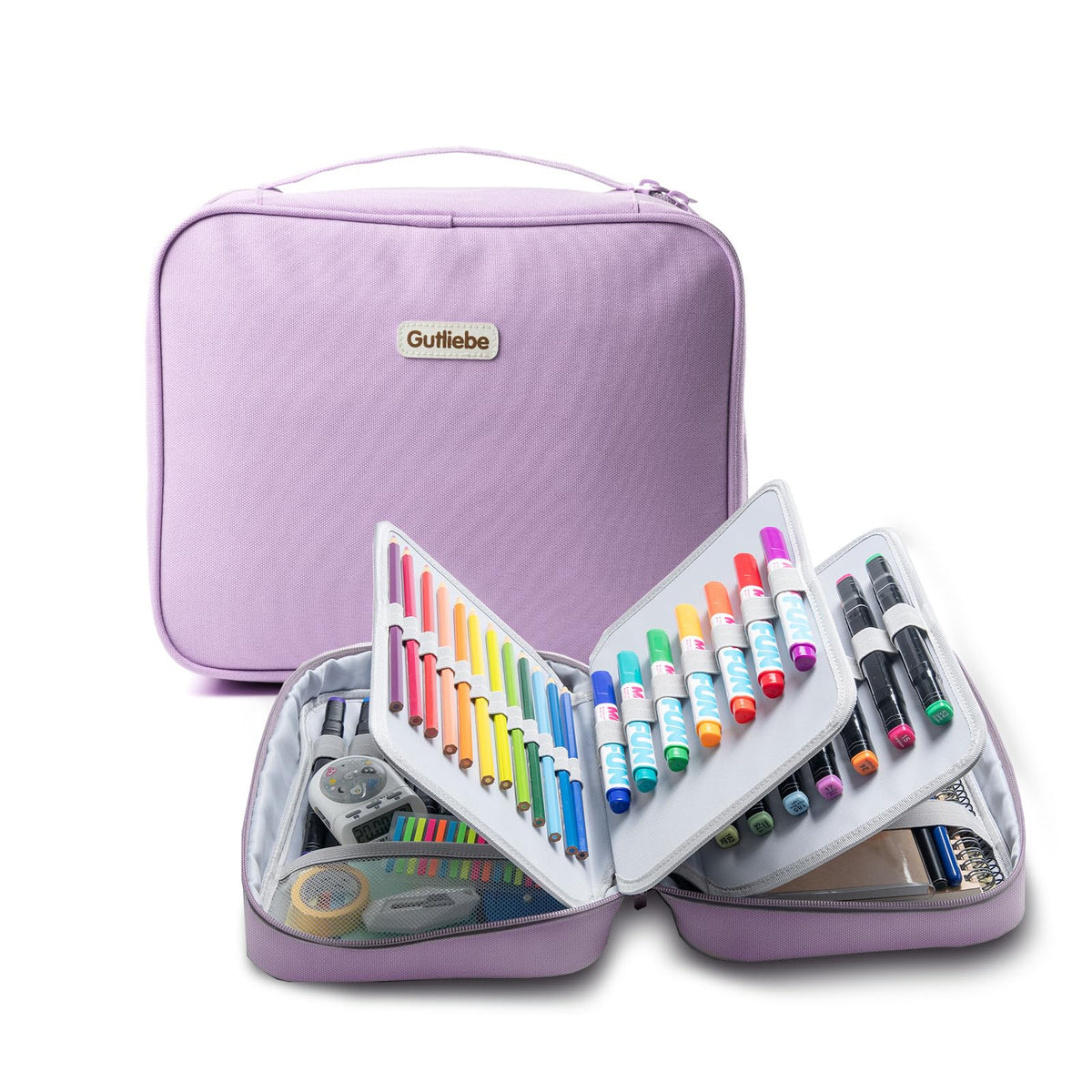 Gutliebe Large Pencil Case Organizer, XXL Marker Case Extra Big Capacity Multi-Functional
