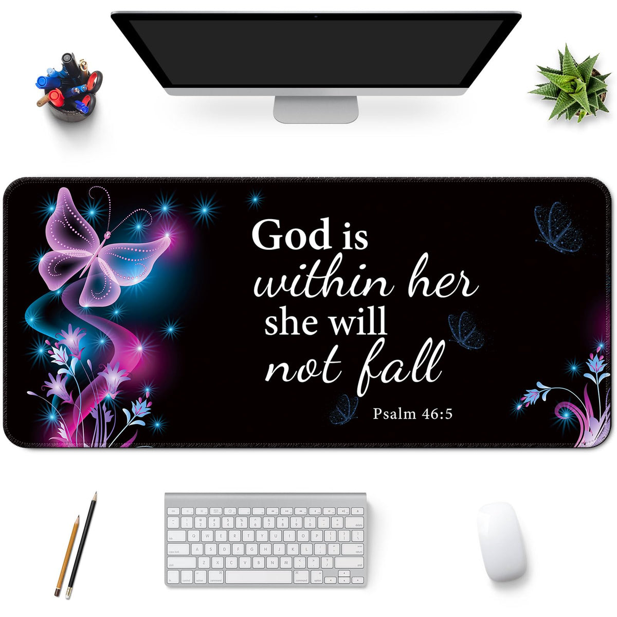 Wiabsi Desk Mat Pad,Large XXL Extended Mouse Pad Mat for Desktop Keyboard
