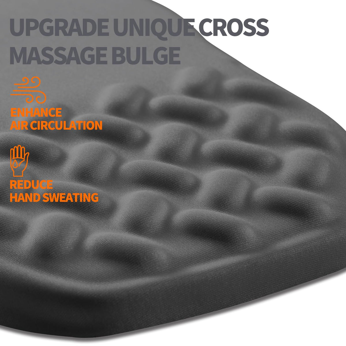 Armanza Ergonomic Slope Mouse Pad Wrist Support, Wrist Rest Mousepad for Carpal Tunnel Pain Relief