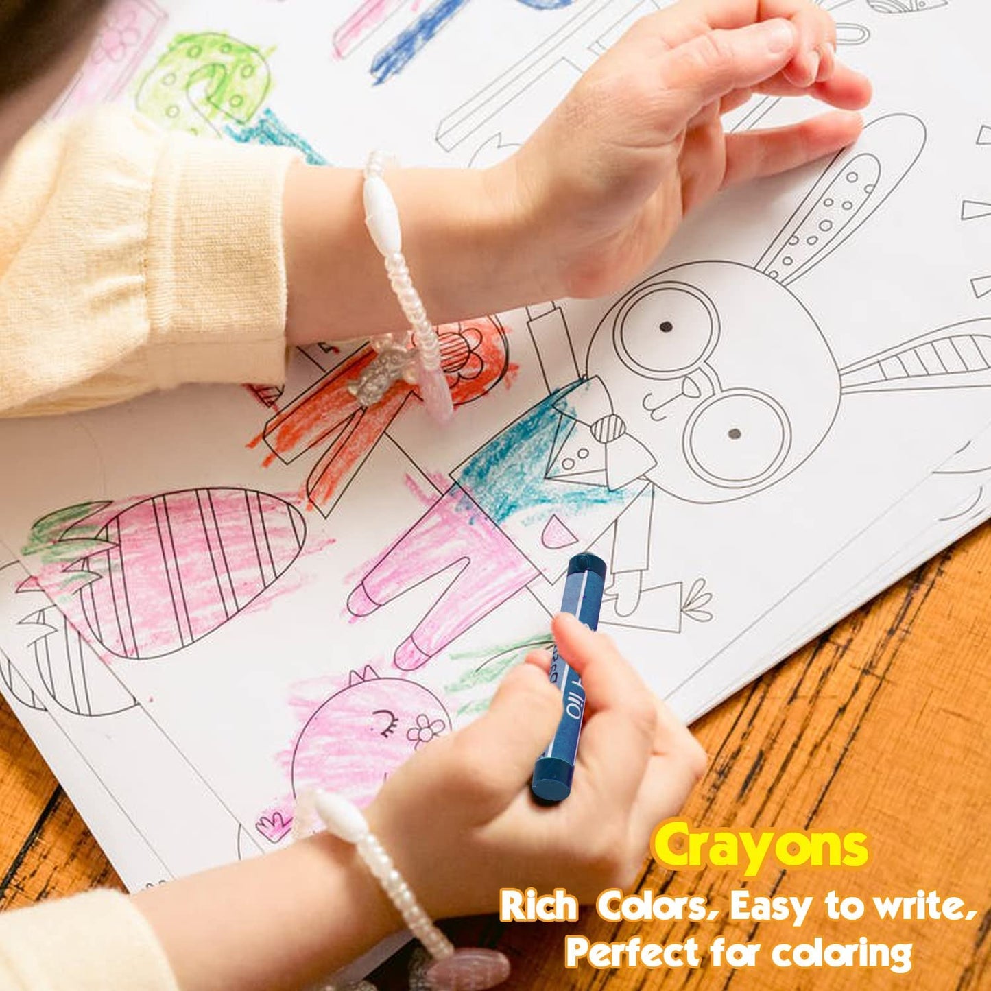 Okiki 297Pcs Art Supplies for Kids, Deluxe Drawing Kit for Young Artists