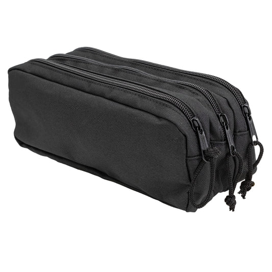Idena 20121 – Pencil Case with 3 Zipped Compartments, Approx. 9 x 23 x 10 cm Large Pencil Case in