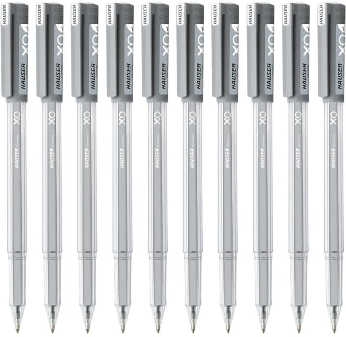 Hauser Germany Xo Jumbo 0.6 Mm Gel Pen|Quick Dry Ink With Long Writing Jumbo Refill|Transparent