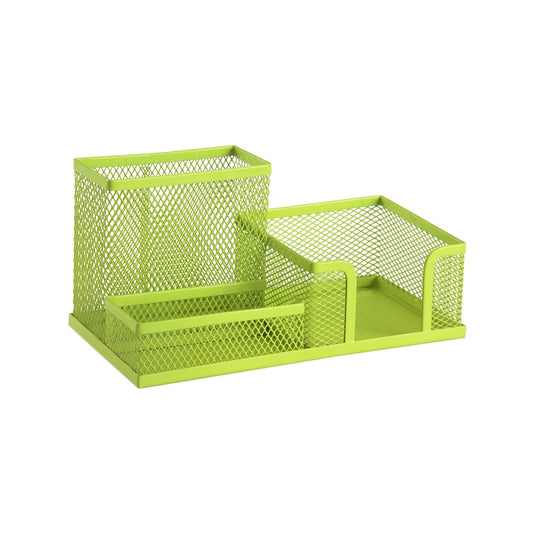 Leviatan Desk Organizer | Metal Desk Organizer | Office Pen Holder | Desk Organizer with Mesh Note