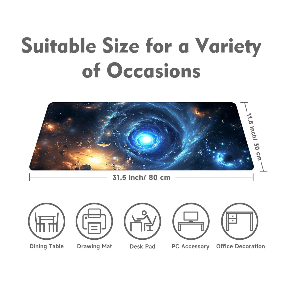 Gaming Mouse Pad Desk Pad XL Large Mouse Mat Keyboard Mat Office Desk Decor AccessoriesKeyboard Mat