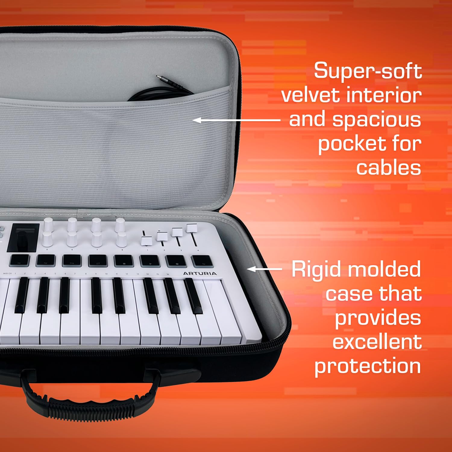 ANALOG CASES Arturia MiniLab/MicroFreak Case - Compact PULSE Hard Case