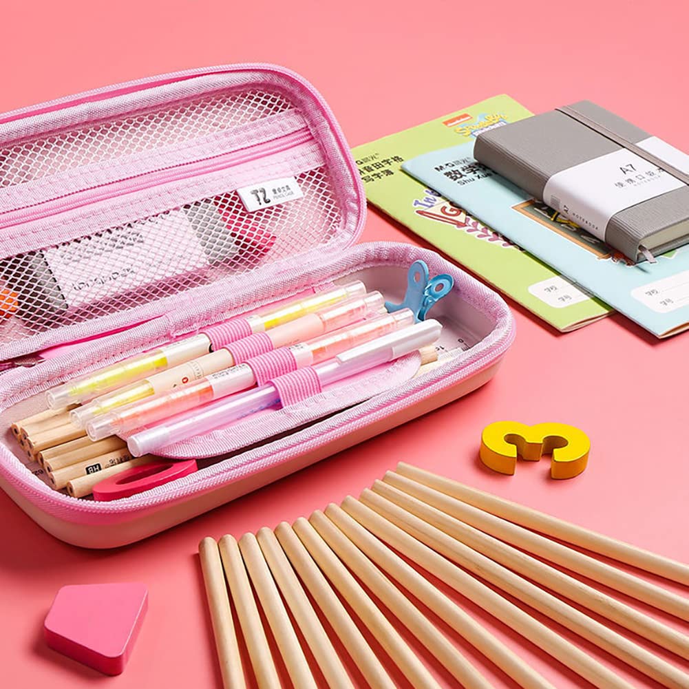 MCWTH Pencil Case for Kids Girls 3D Magical Horse Large Capacity Waterproof Pencil Box with