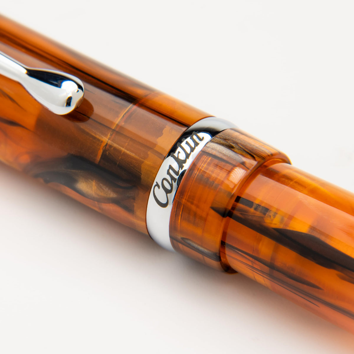 Conklin Duragraph Ballpoint Pen in Amber – Luxury Writing Instrument with Warm Amber Finish, Best