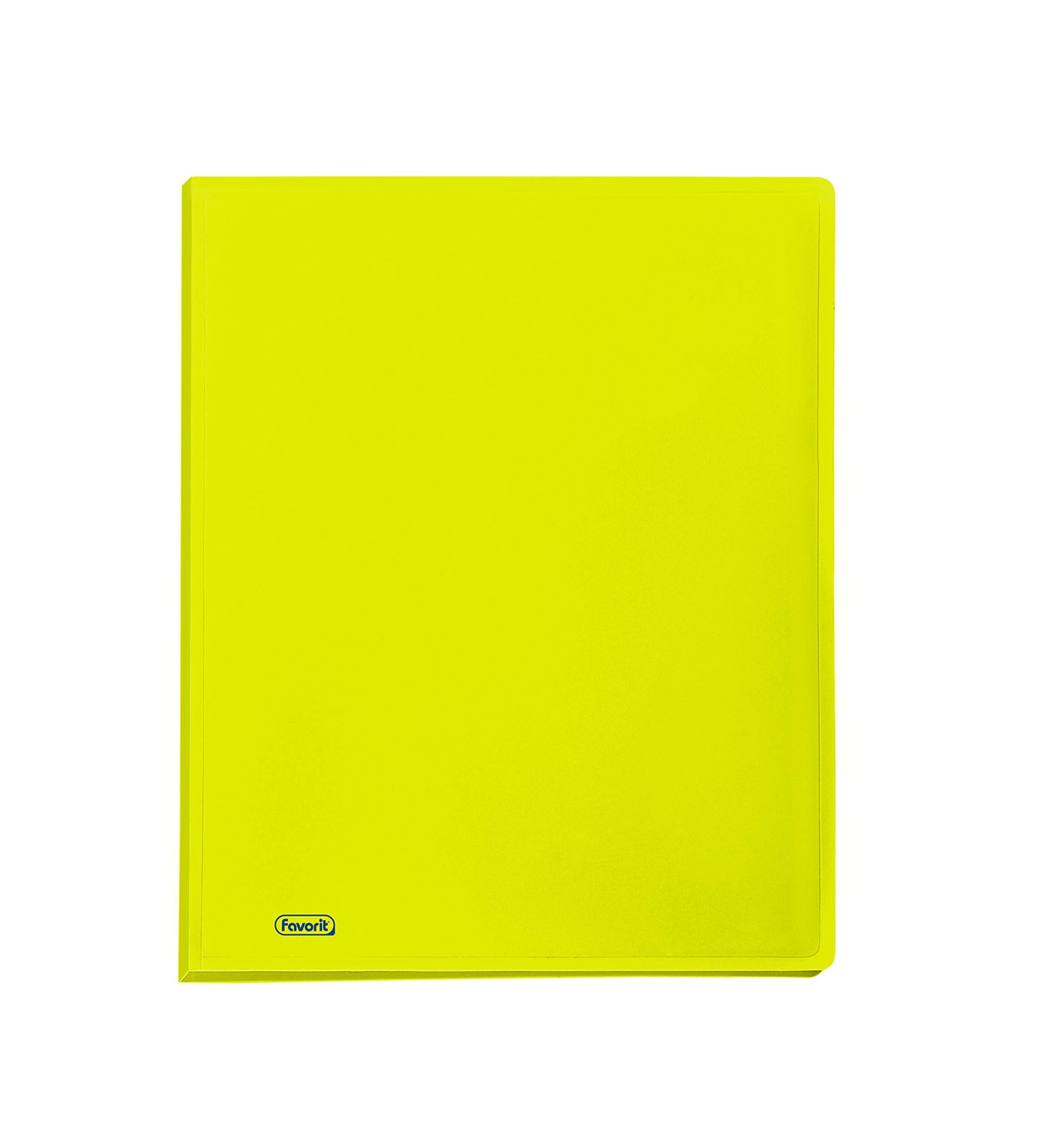 Favorit Neon 400102290 Display Book with 40 Envelopes Internal Format 22 x 30 cm Neon Yellow