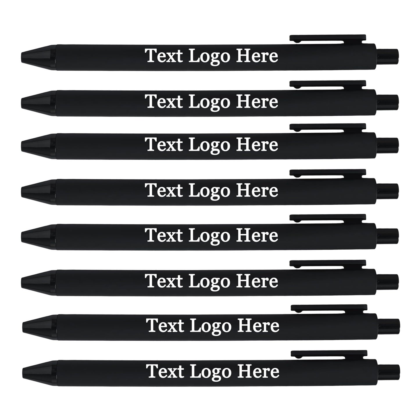HEYZARDA Personalized Pens with Name Bulk 100-1000 Pcs, Black