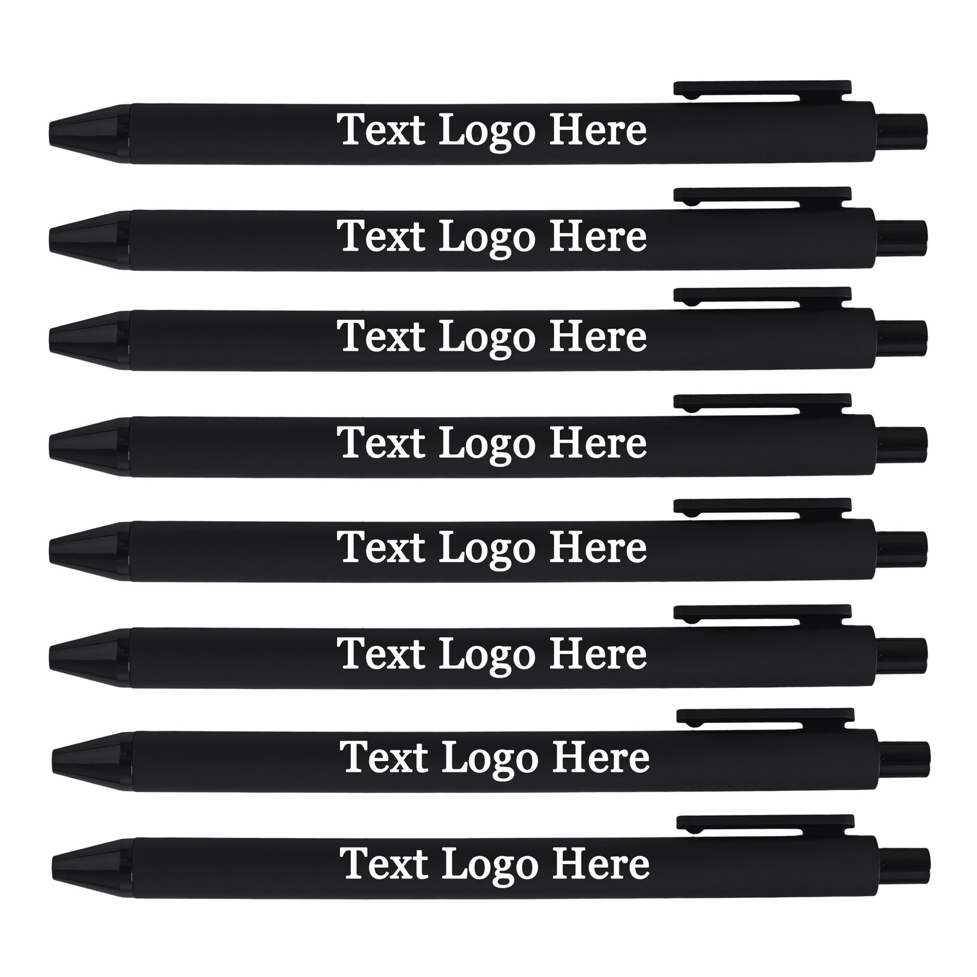 HEYZARDA Personalized Pens with Name Bulk 100-1000 Pcs, Black