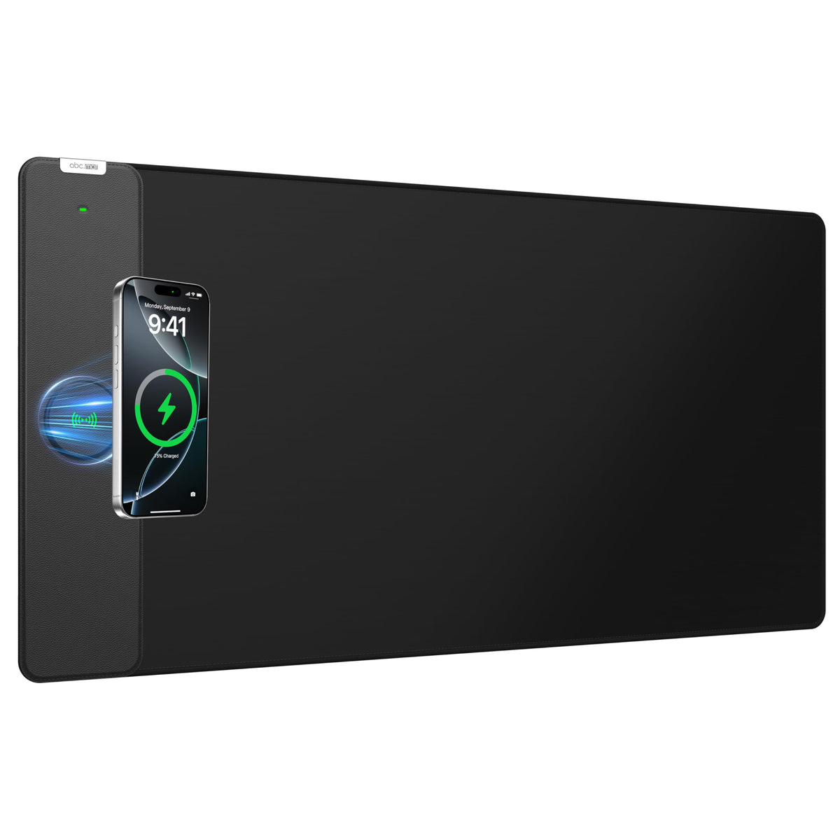 Magnetic Wireless Charging Mouse Pad, 31.5"x15.8" Large Desk Mat