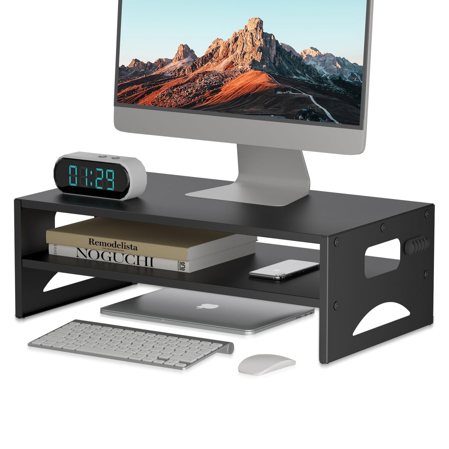 Pholiten 2-Tier Monitor Stand Riser for desk