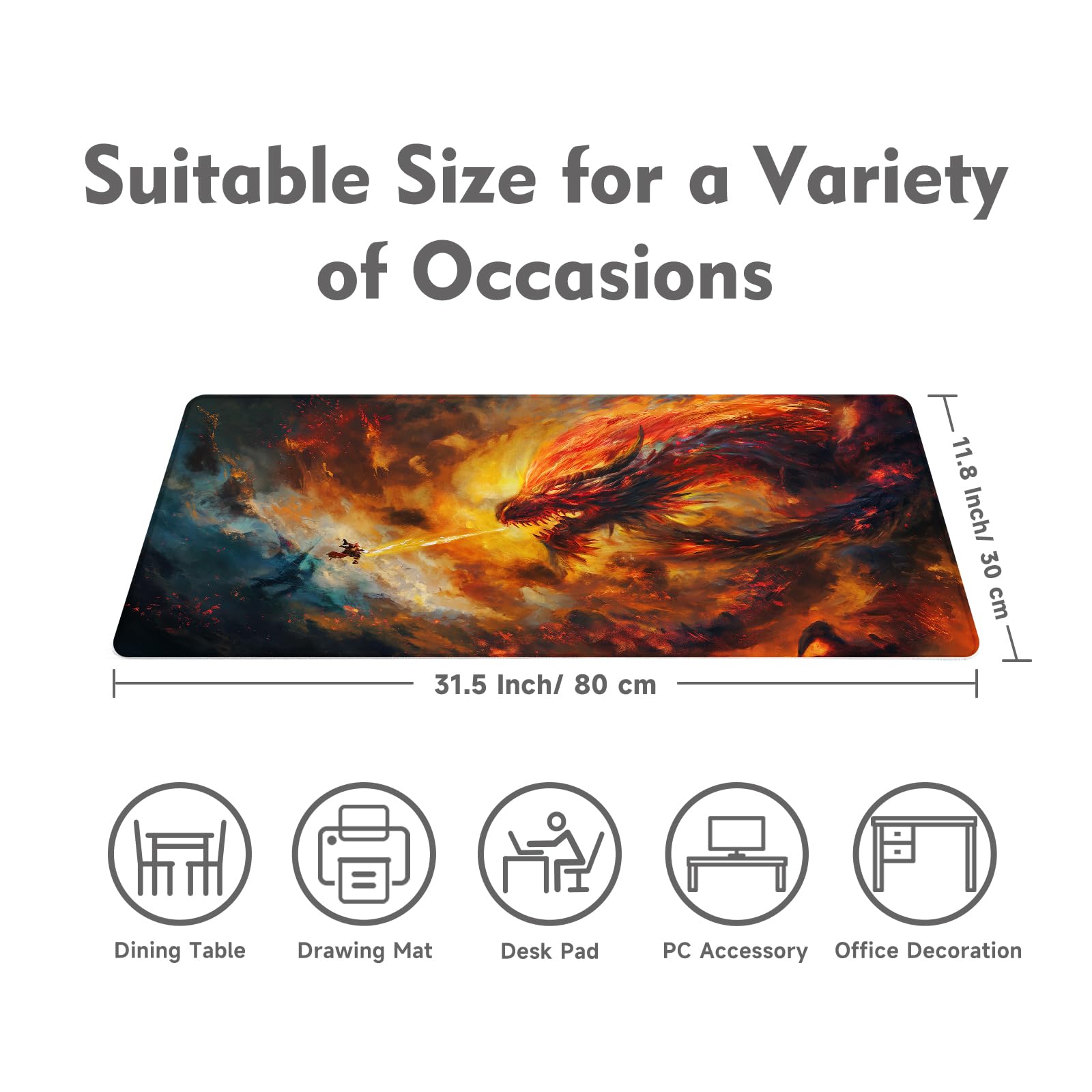Gaming Mouse Pad Desk Pad XL Large Mouse Mat Keyboard Mat Office Desk Decor AccessoriesKeyboard Mat
