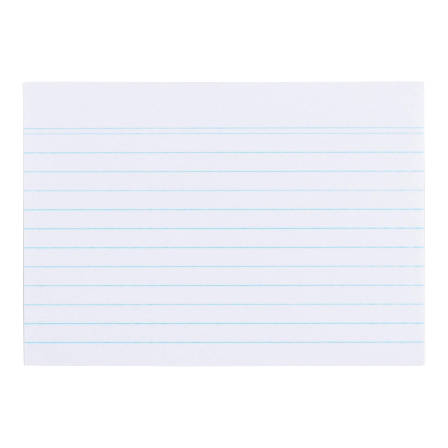Landre 100420214 Record Cards Ruled A6 Pack of 100 – White