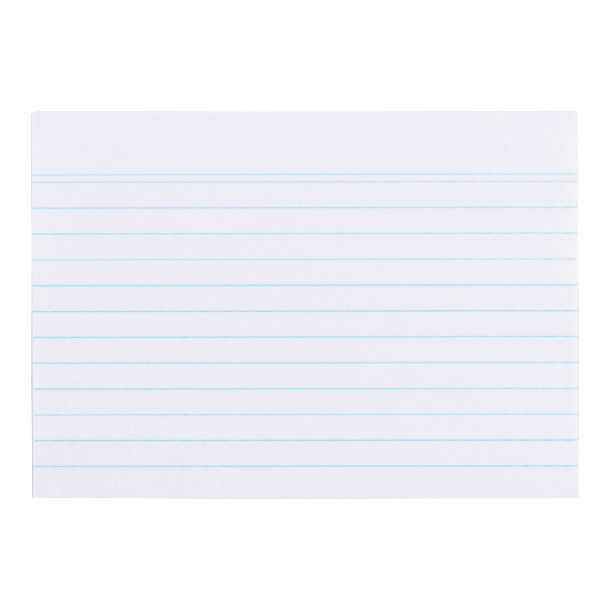 Landre 100420214 Record Cards Ruled A6 Pack of 100 – White