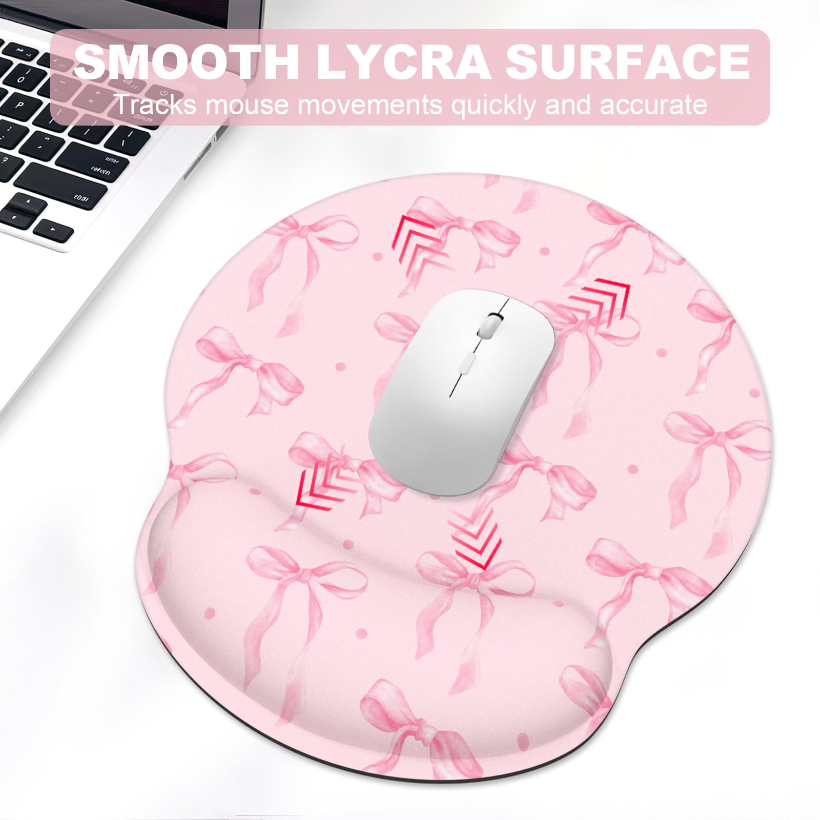 Ergonomic Mouse Pad with Wrist Rest and Keyboard Wrist Rest, Mousepad