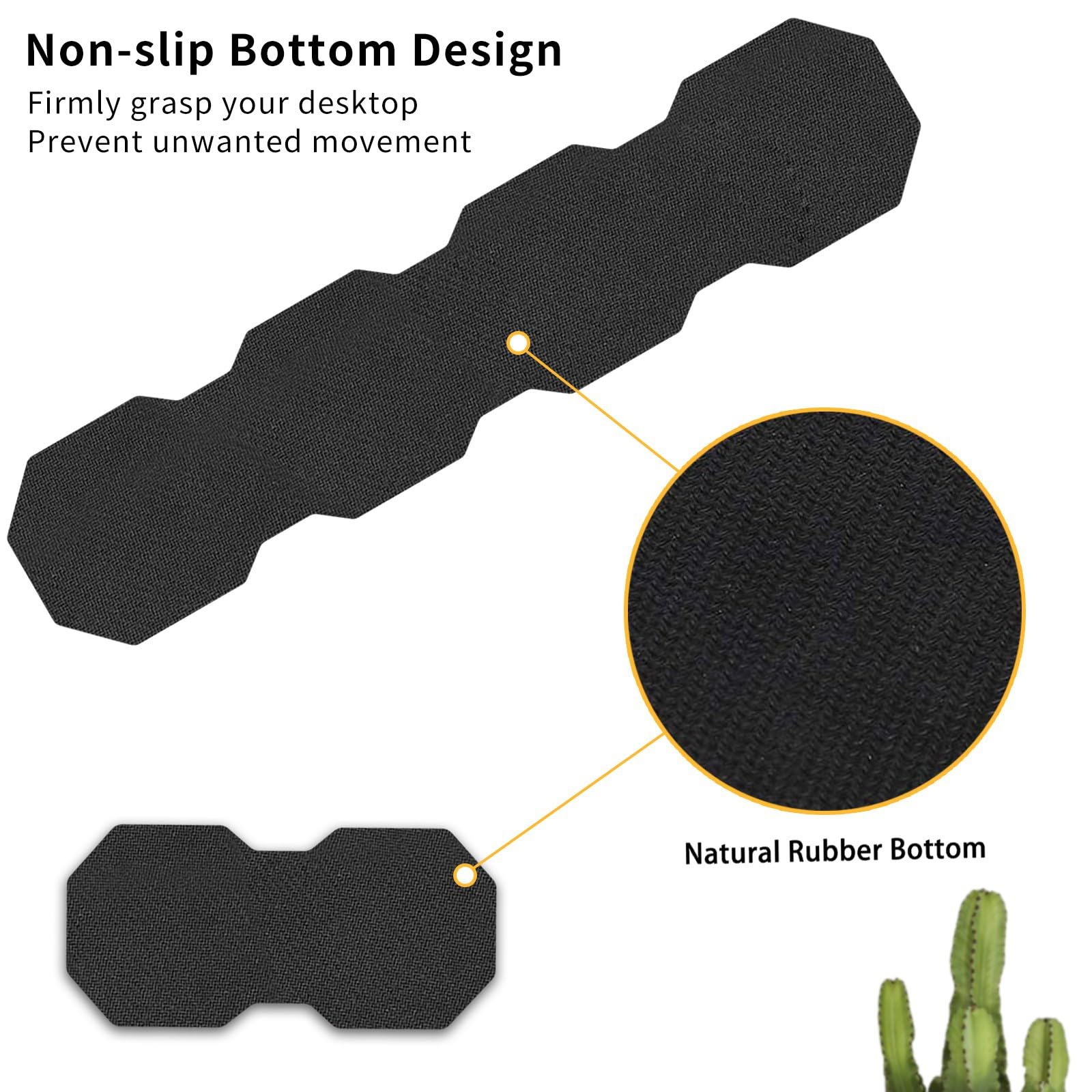 Ergonomic Mouse Pad with Wrist Support Gel and Keyboard Wrist Rest Set + Coaster, Cute Mouse Pads
