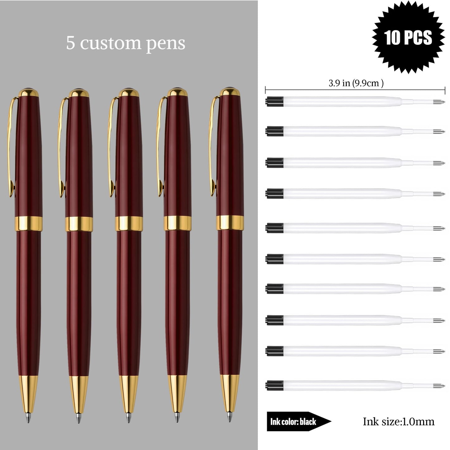 Personalized Office Gift Pens Writing Set - Custom Your Name or Message