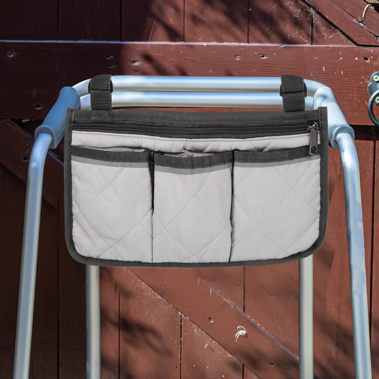 PATIKIL Chair Armrest Organizer, Waterproof Beach Chair Hanging Storage Pouch Arm Rest Magazine