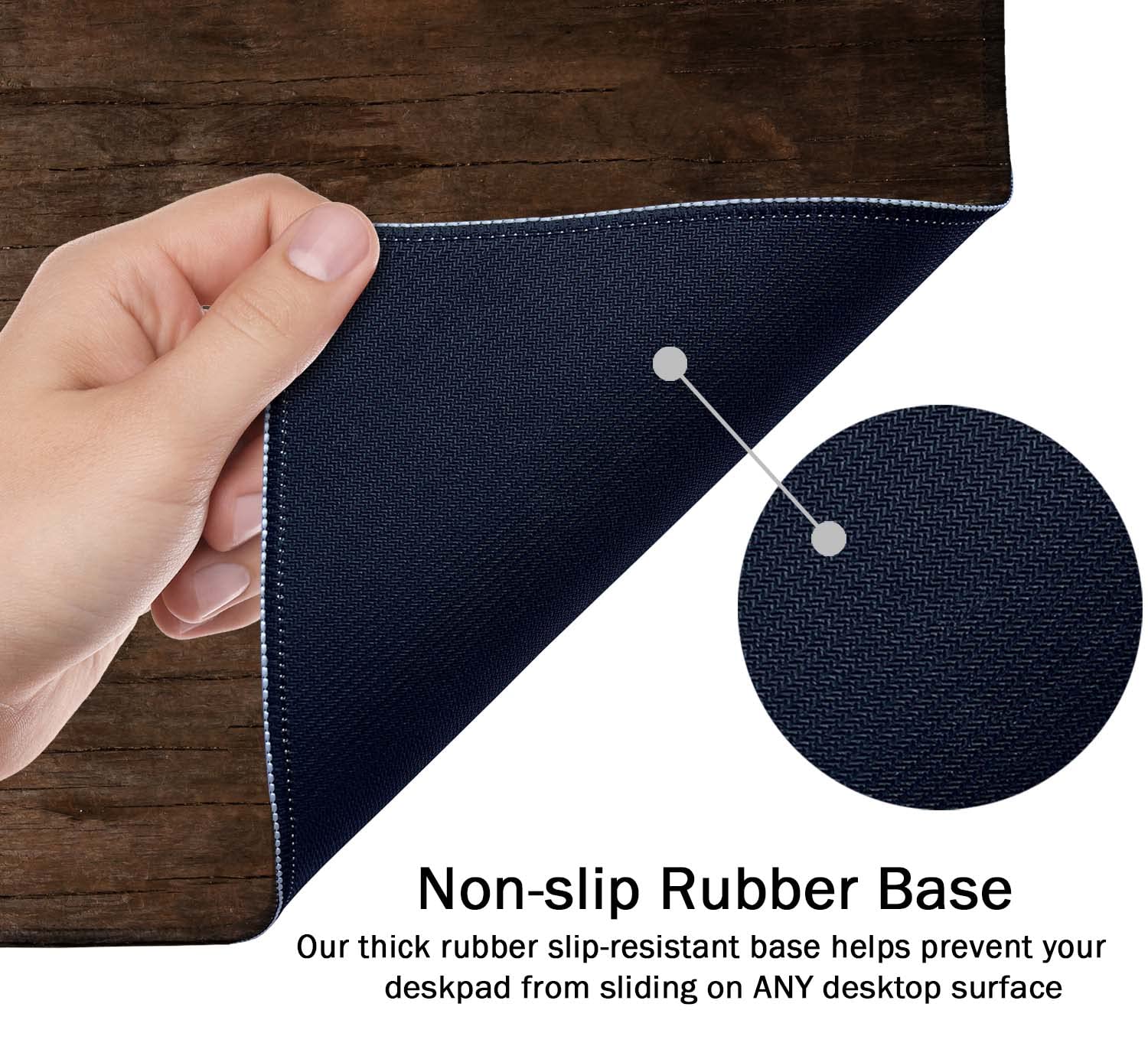 SSOIU Extended Gaming Mouse Pad (35.5x15.7 in), Large Non-Slip Rubber Base Mousepad with Stitched