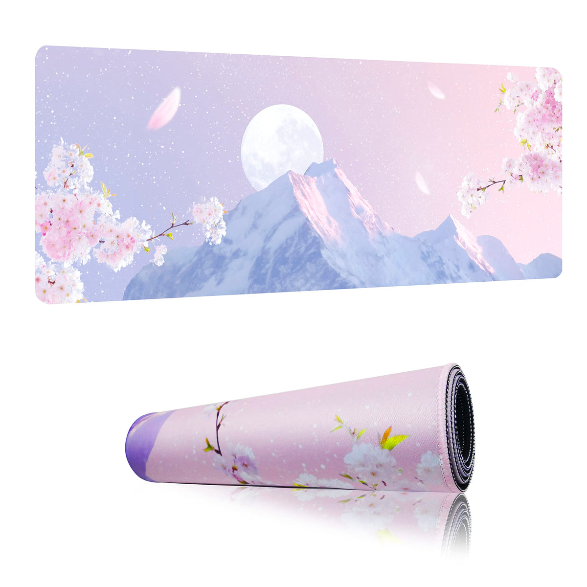 Viorichve Pink Extended Mouse Pad Large XXL Mouse Mat 31.06" x 11.8" Desk Pad Laptop Computer