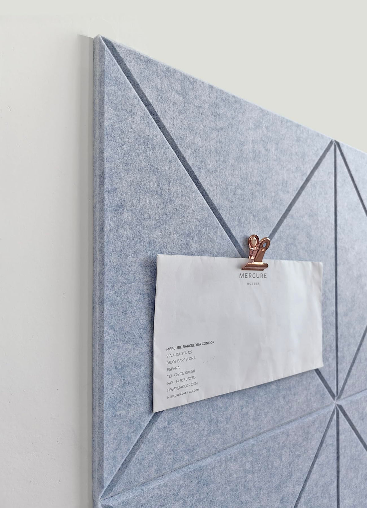 Cork Board 24 x36 Alternative - 6 Pack Felt Wall Tiles with Safe Removable Adhesive Tabs, Cork