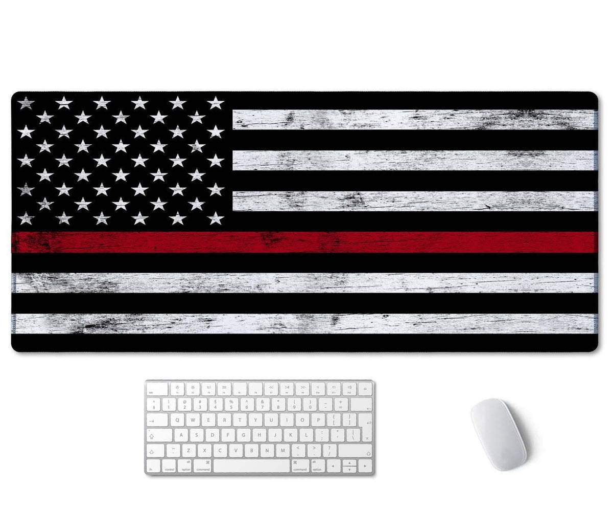 SSOIU Extended Gaming Mouse Pad (35.5x15.7 in), Large Stable Rubber Base Mousepad with Stitched