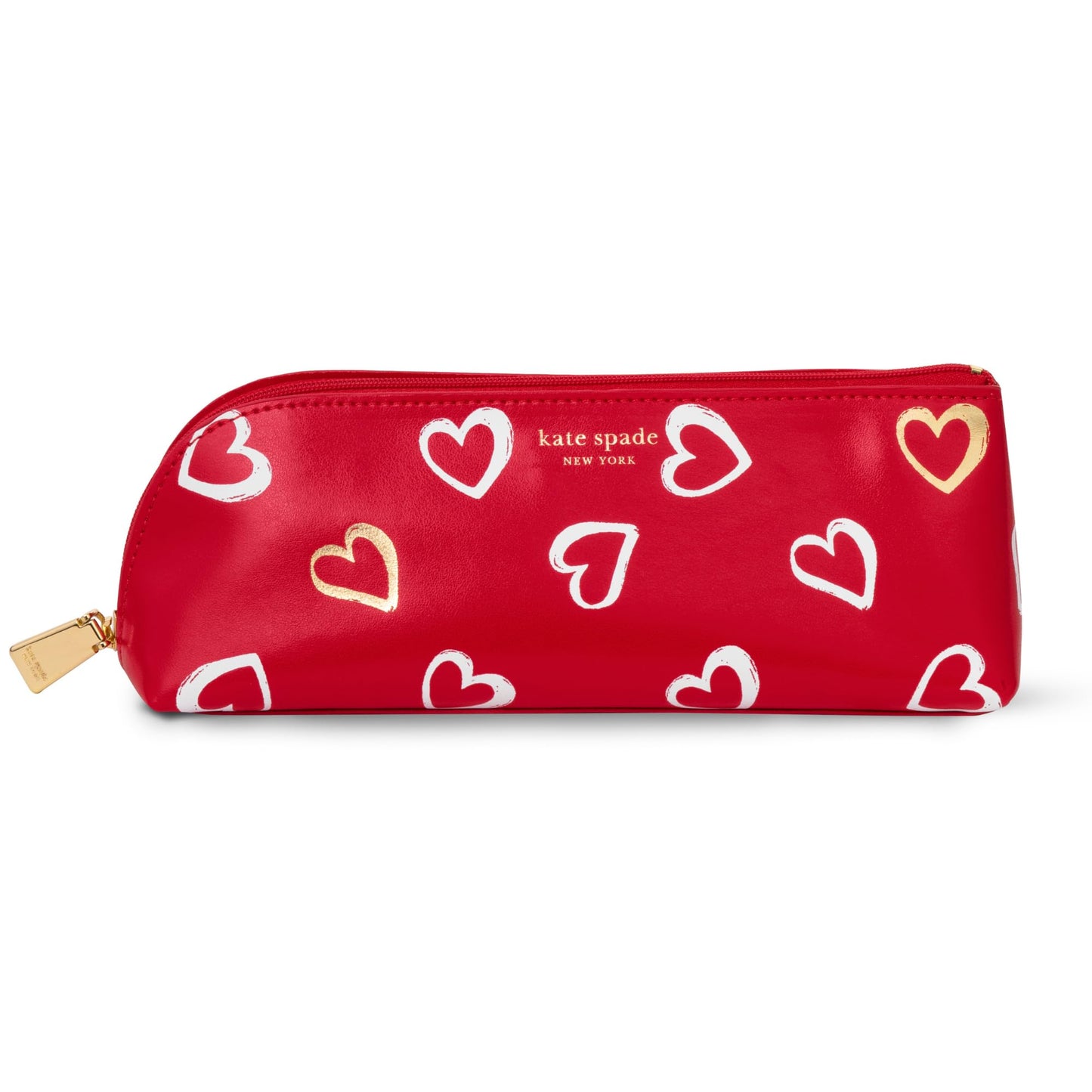 kate spade new york Pen and Pencil Case with Office Supplies for Adults, Zip Pouch Includes 2