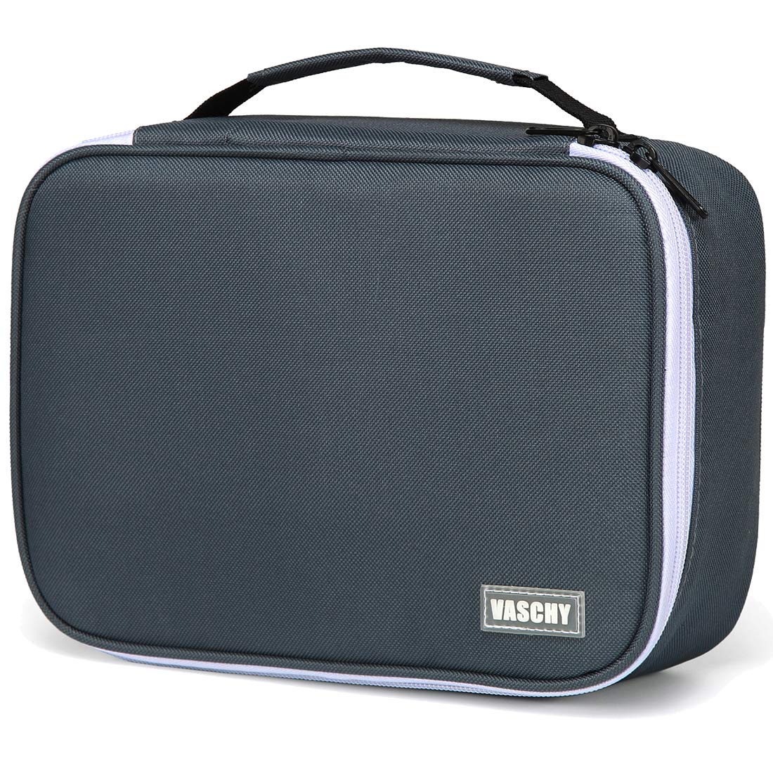 VASCHY Large Pencil Case, Art Color Pencils Pouch with Detachable Layers Multiple Zip Pockets for