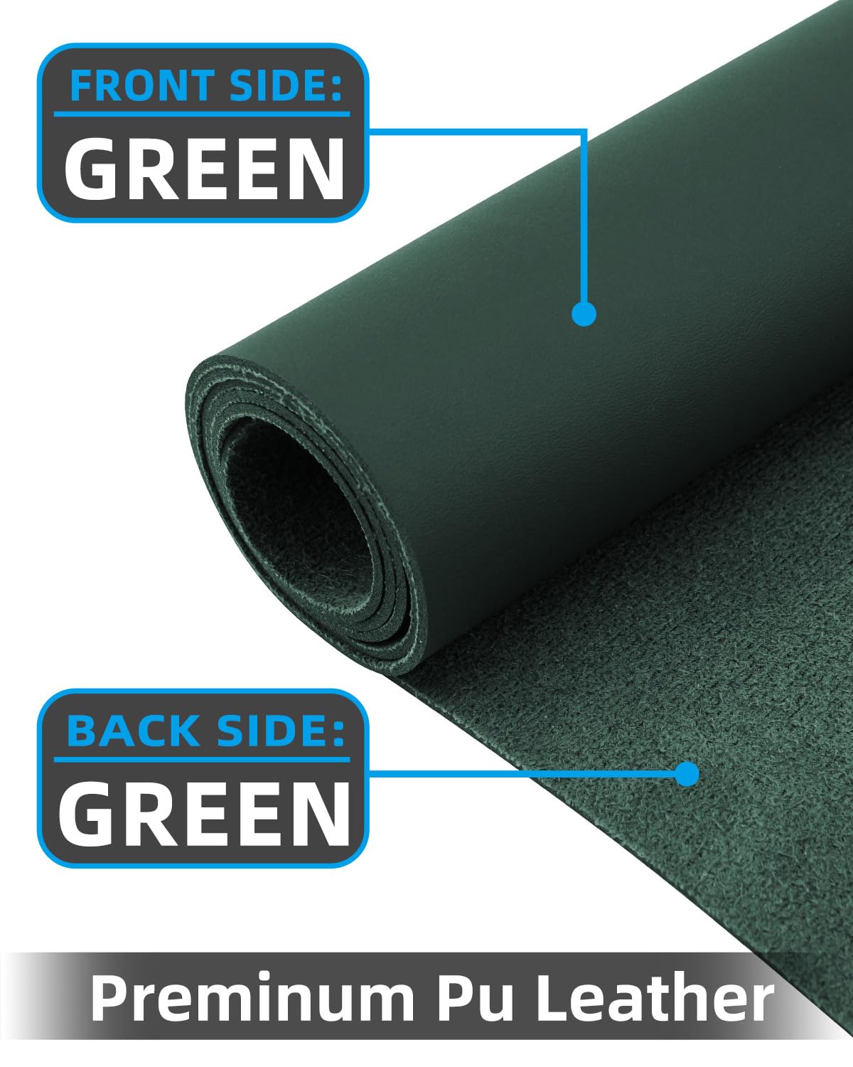 Leather Desk Pad Protector, Large Mat, Mouse Pad, Non-Slip PU Leather Blotter, Cover for Keyboard